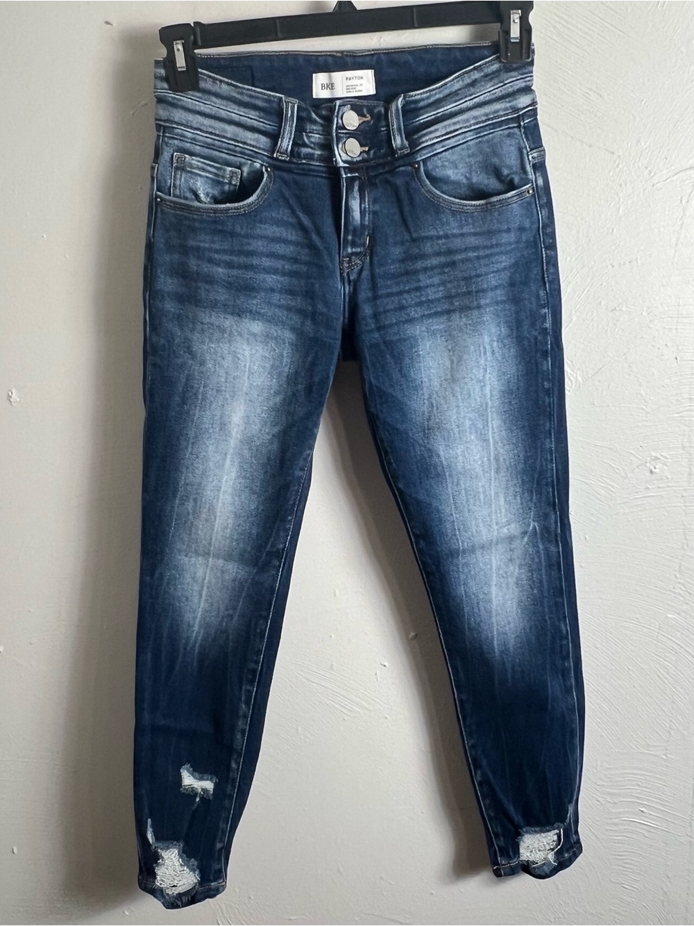 BKE Payton Mid Rise Ankle Skinny Jeans Size 26